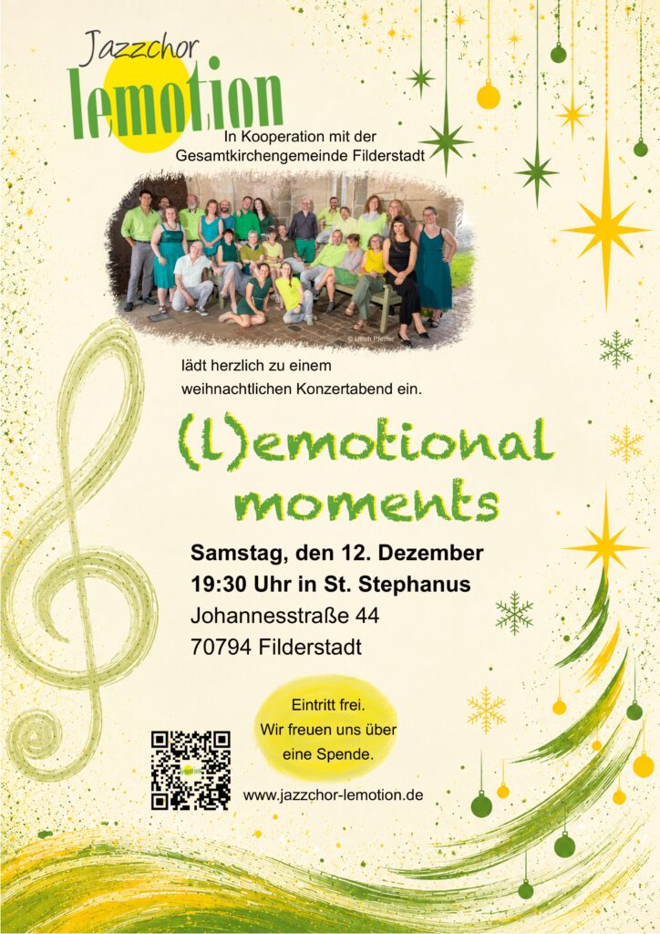 Konzert „(l)emotional moments“ @ St. Stephanus