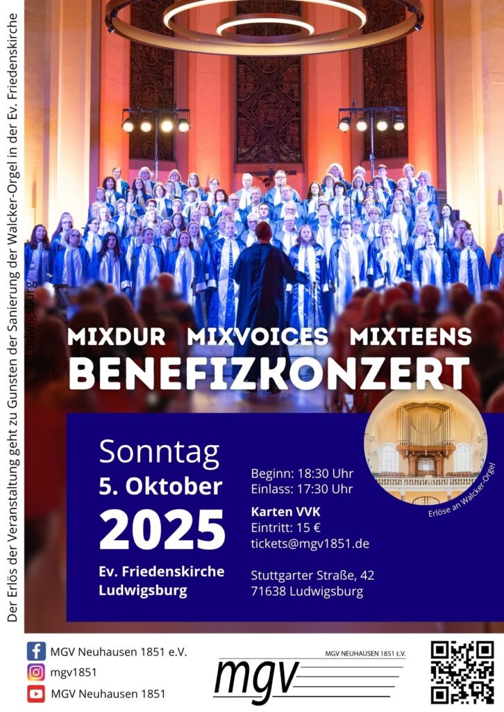 Benefizkonzert MixDur @ Evangelische Friedenskirche