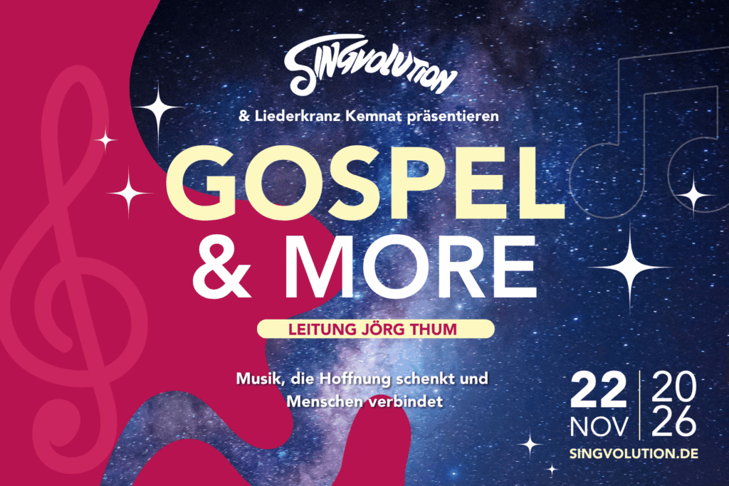 GOSPEL & MORE: Musik, die Hoffnung schenkt und Menschen verbindet @ Theater an der Halle