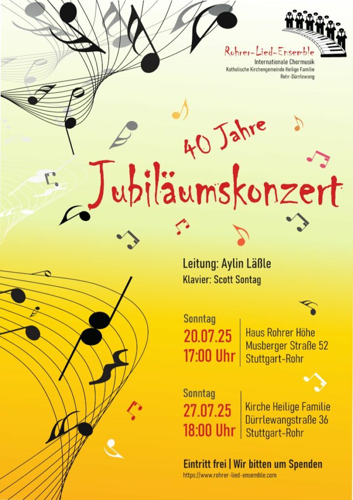 40 Jahre Rohrer-Lied-Ensemble - Jubiläumskonzert @ Haus Rohrer Höhe
